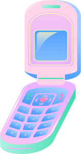 90s Aesthetic Clean Detailed Objects Flip Phone